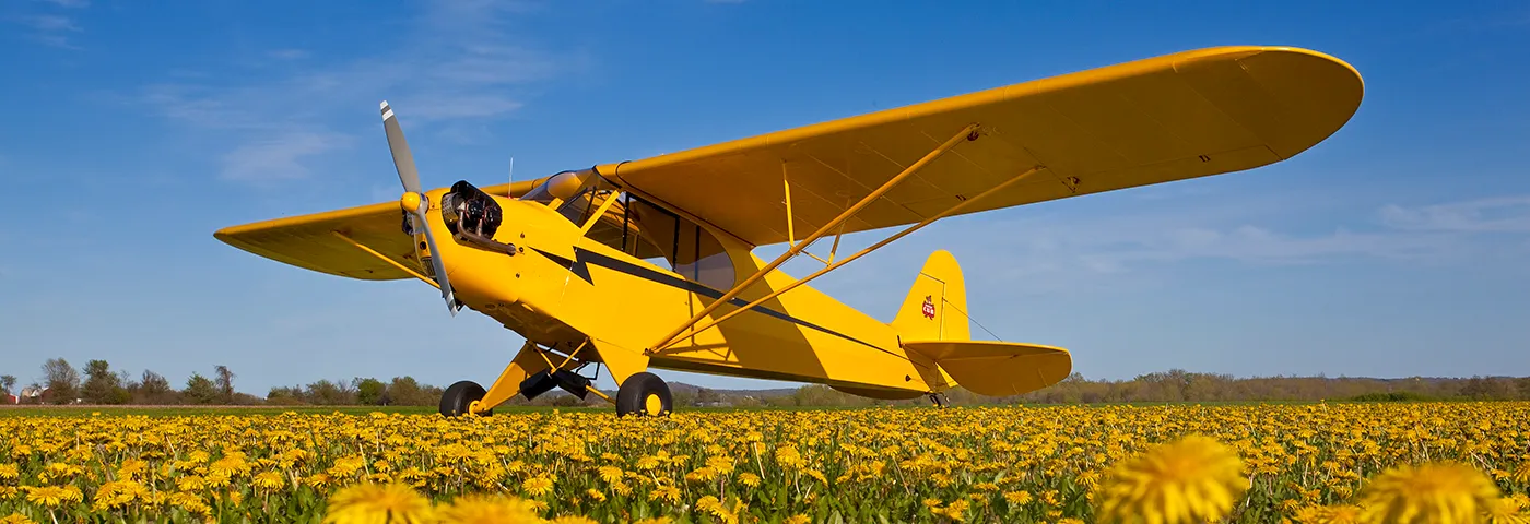 piper cub airplain
