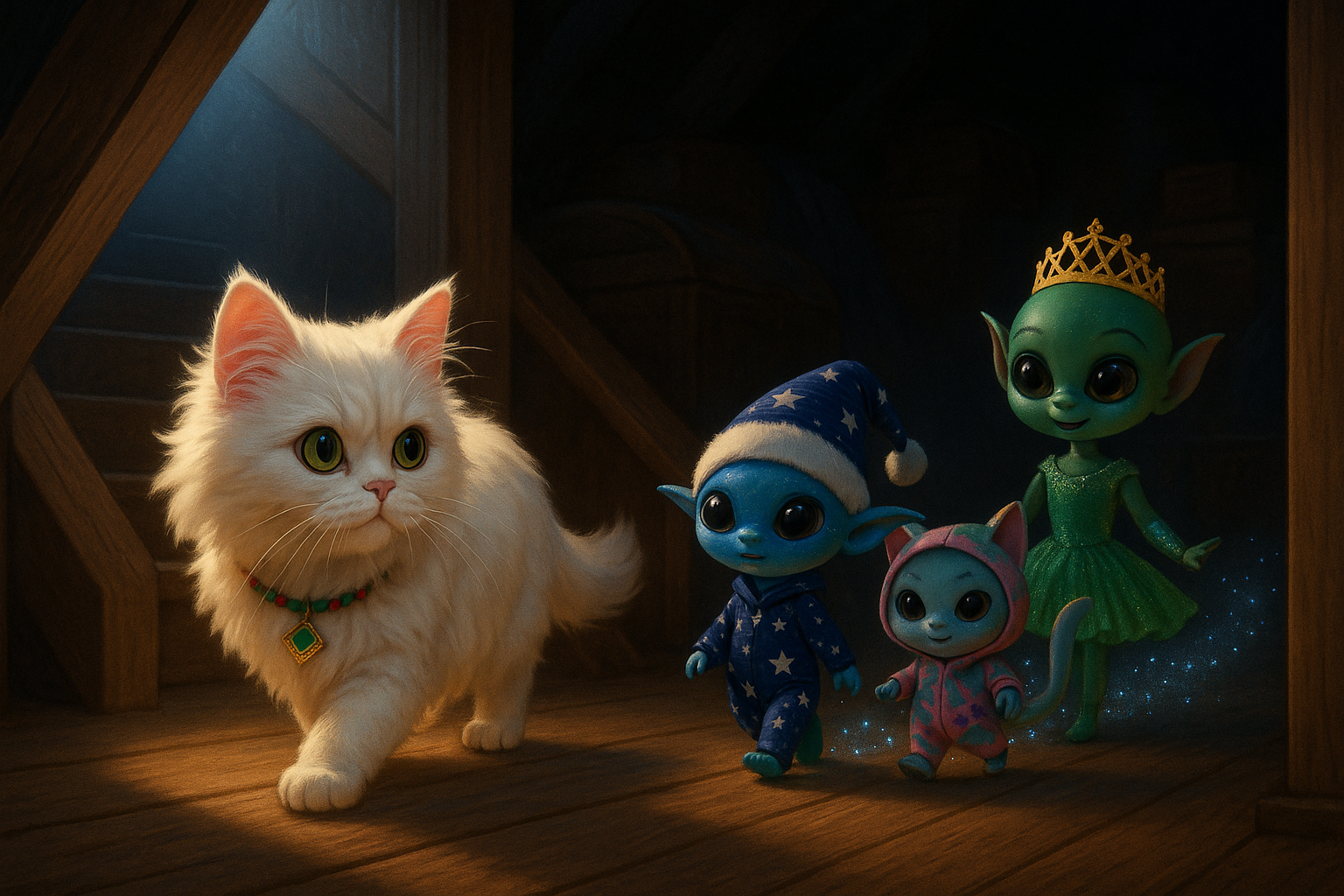 Whiskers, Lyra, Zoe, & Twinkle