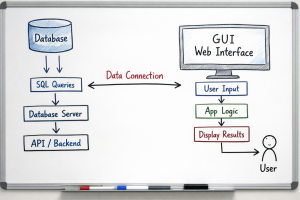 Database connectivity flow chart