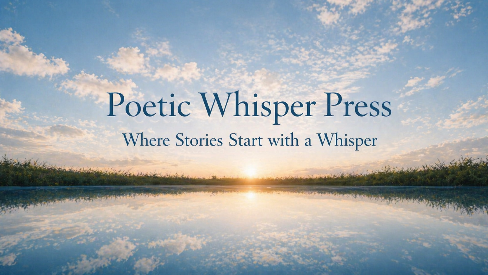 Serene lake at dawn with reflections