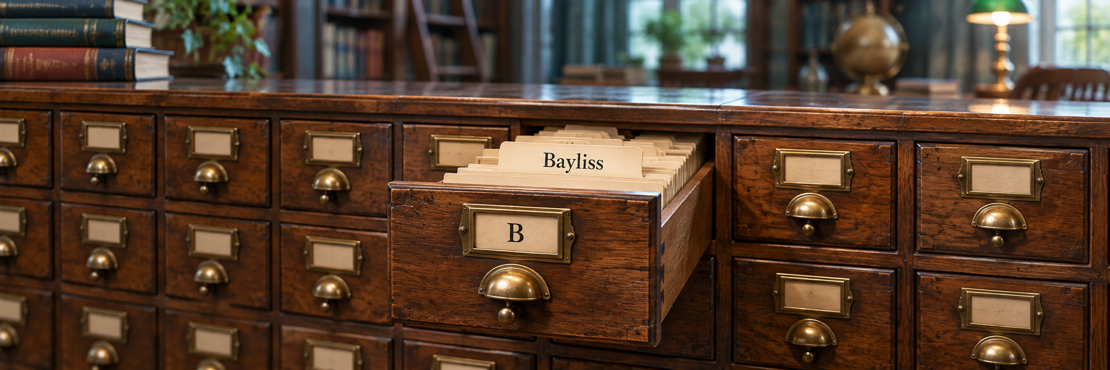 Card index drawer